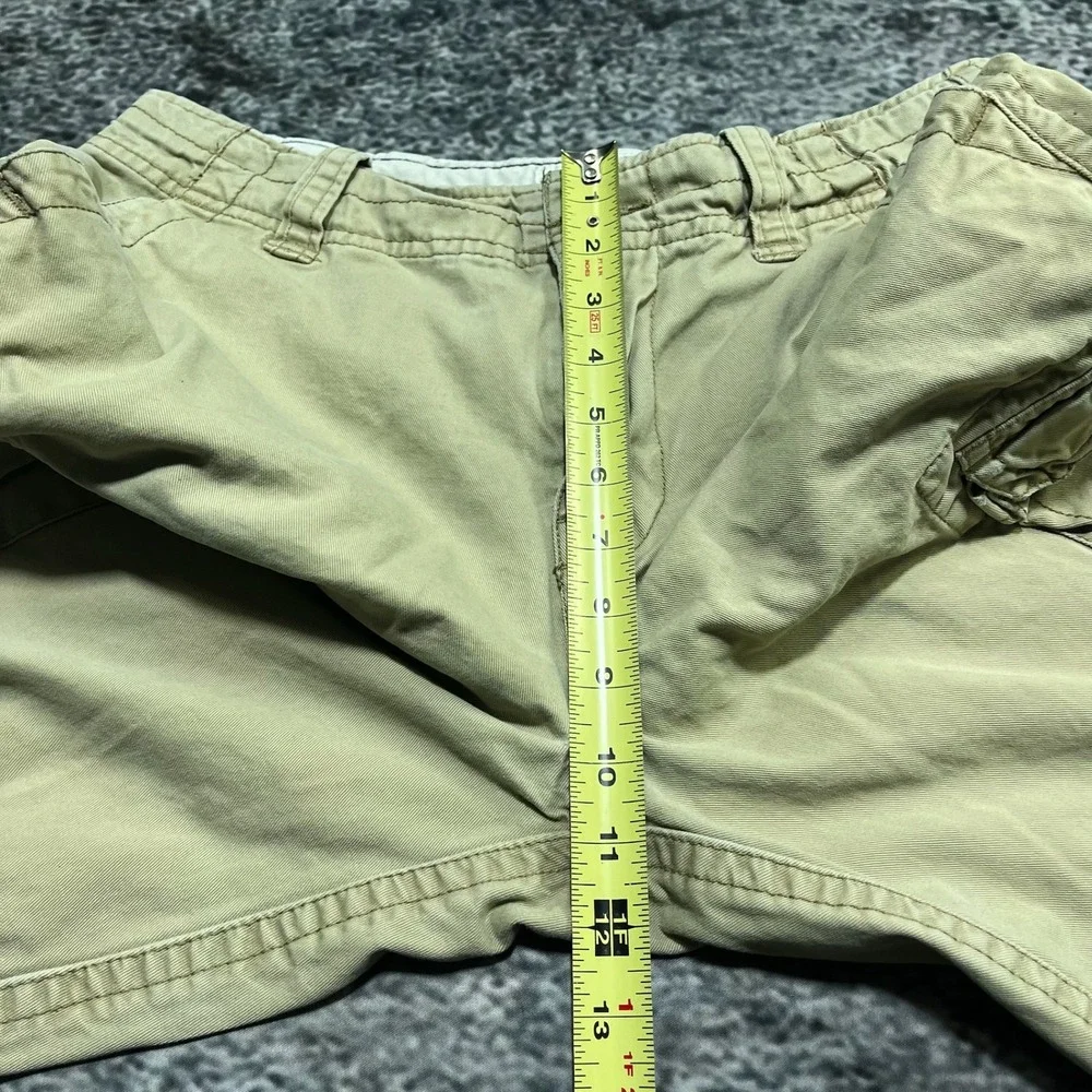 Aeropostale Cargo Shorts Mens 32 Beige Skater‎ Surf Preppy Baggy Vintage Y2K